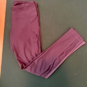 purple leggings